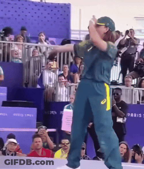 Raygun Getting Hyped Olympic Break Dance GIF