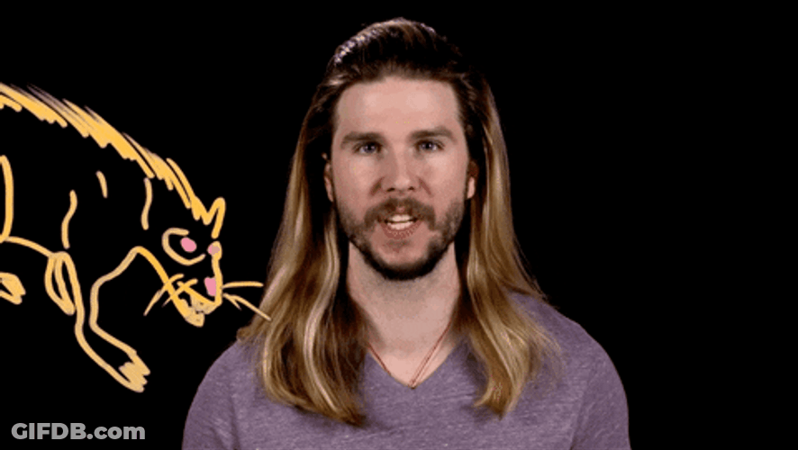 Raygun Shoots In Front Of Man GIF