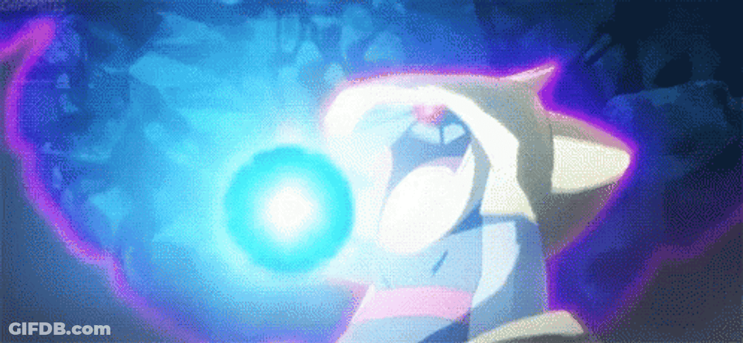 Rayquaza Dodging The Attack GIF