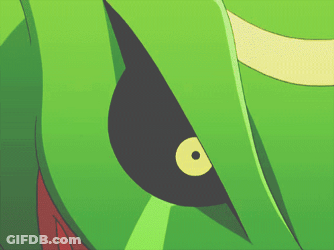 Rayquaza Electricity Manipulation Attack GIF