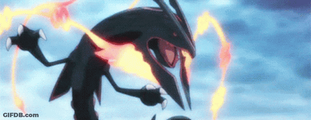 Rayquaza Fight Scene GIF