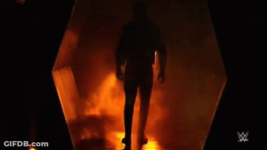 Razor Ramon Emerging Out The Back Stage GIF