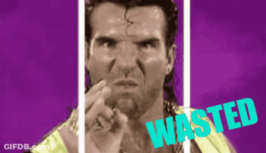 Razor Ramon Flicking Wasted GIF