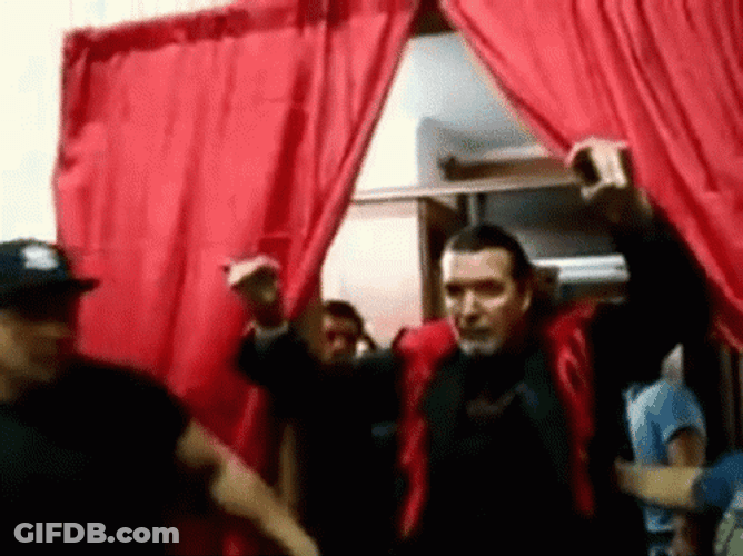 Razor Ramon Raising His Hands GIF