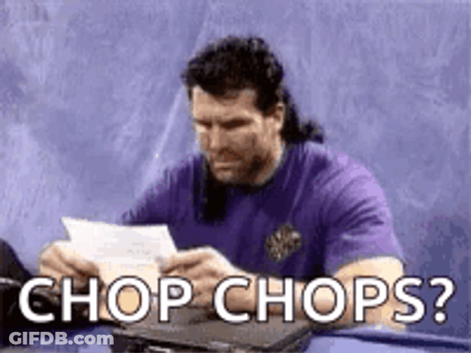 Razor Ramon Reading Paper Chop Chops GIF