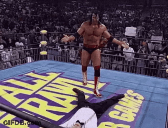 Razor Ramon Suck It Action On Referee GIF