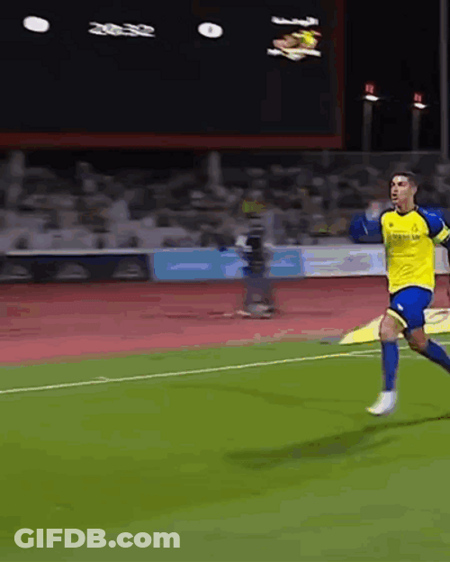 Reactions Of Ronaldo Goal GIF