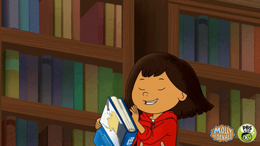 Reading Book Molly Of Denali GIF