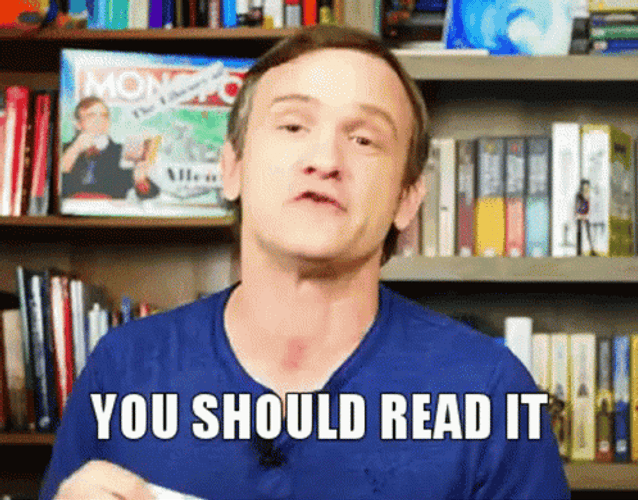 Reading Is Fundamental Allenxandria Recommending GIF