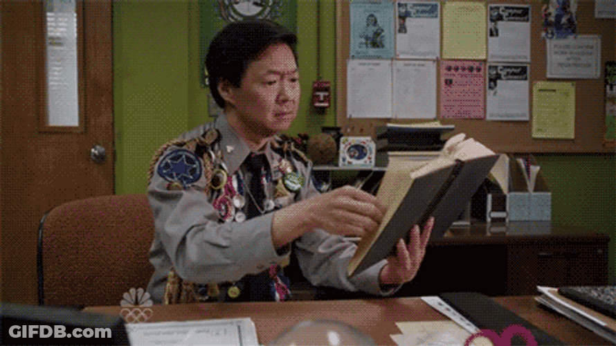 Reading Is Fundamental Ken Jeong Reading GIF
