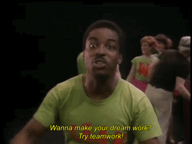 Reading Rainbow LeVar Burton Try Teamwork GIF