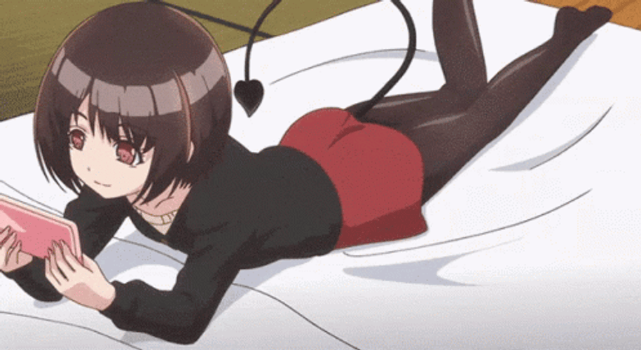 Reading Succubus Tiny Devil GIF