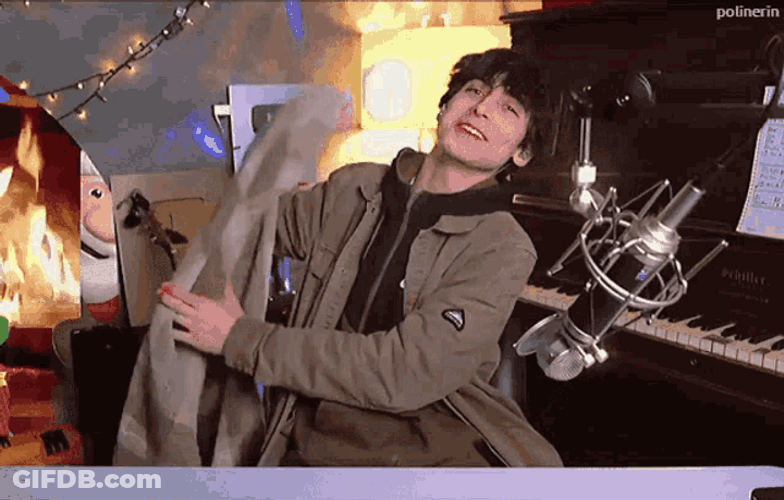 Ready For Chaos Aidan Gallagher Blanket Fire Meme GIF