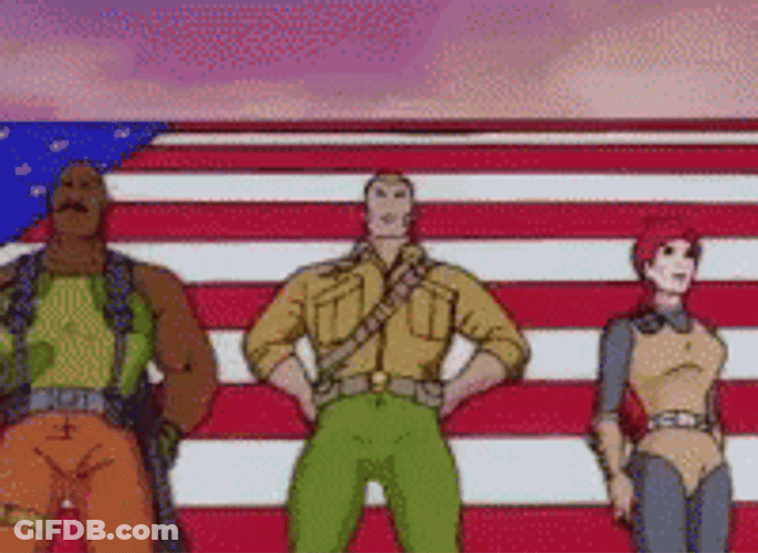 Real American Knowing Is Half The Battle GIF