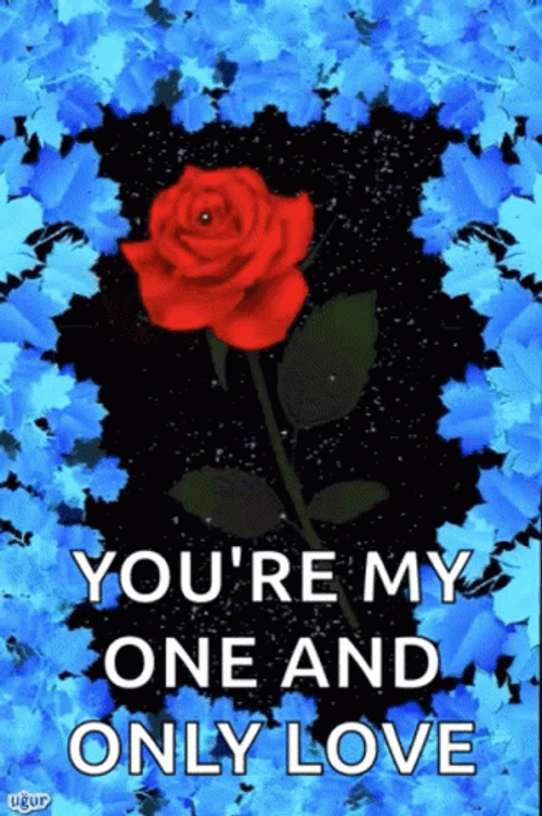 Real Floral Love Confession Glitters GIF