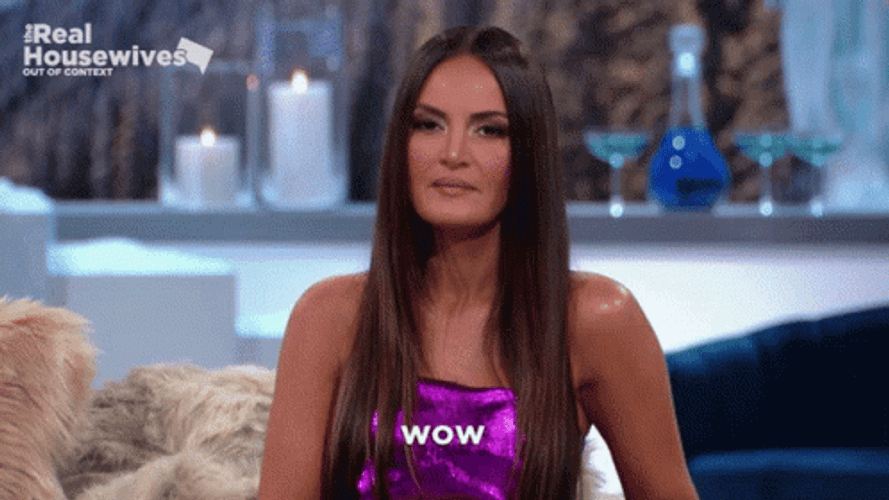 Real Housewives Charismatic Lisa Barlow Wow GIF