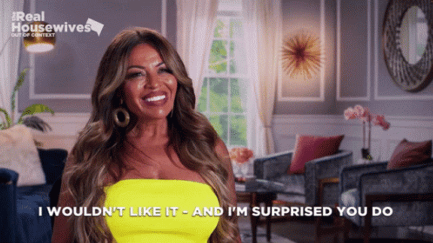 Real Housewives Dolores Catalina Smiling Surprised GIF
