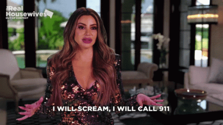 Real Housewives Intense Larsa Pippen 911 GIF