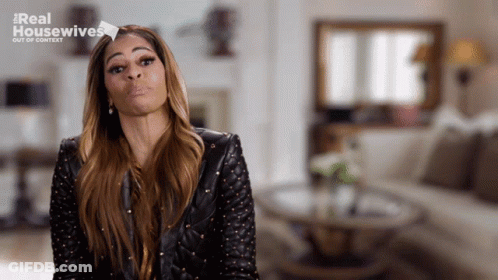 Real Housewives Out Of Context Woman In Living Room GIF