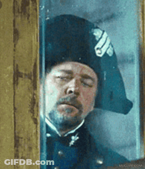 Real Image Russell Crowe SpongeBob GIF