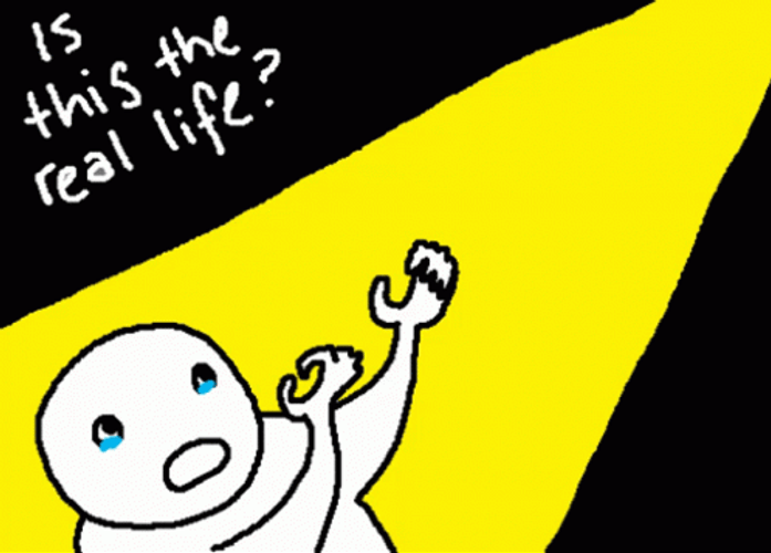 Real Life Or Fantasy GIF