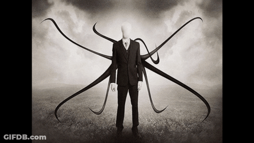 Real Life Slenderman GIF