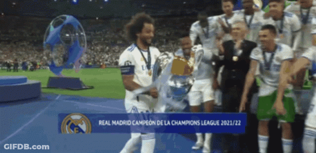 Real Madrid Champions League Winner 21/22 GIF