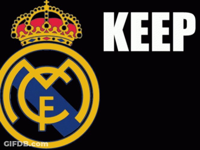 Real Madrid Keep Calm And Hala Madrid GIF