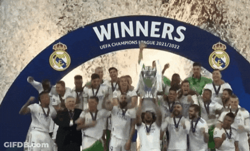 Real Madrid Play Like A Champion And Became Winners GIF