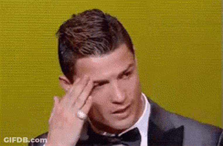 Real Madrid Ronaldo In A Formal Get Up GIF
