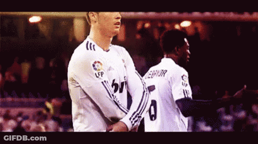 Real Madrid Ronaldo Shirt Out GIF