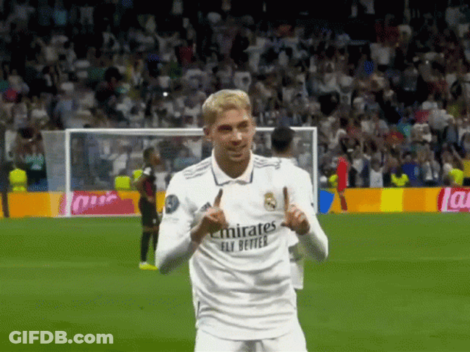 Real Madrid Valverde Happy GIF