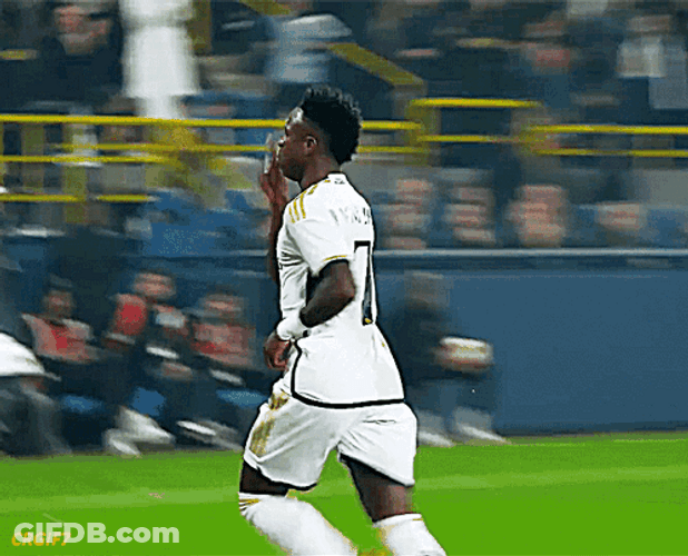 Real Madrid Vinicius Jump GIF