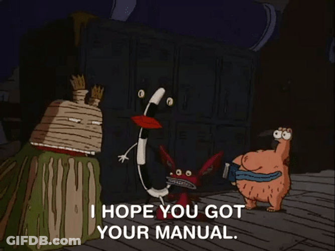 Real Monsters Frunk Snickering GIF