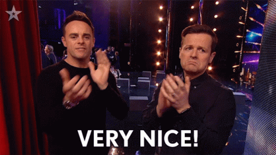 Real Nice Ant And Dec BGT GIF