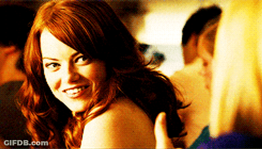 Real Nice Emma Stone Thumbs Up GIF