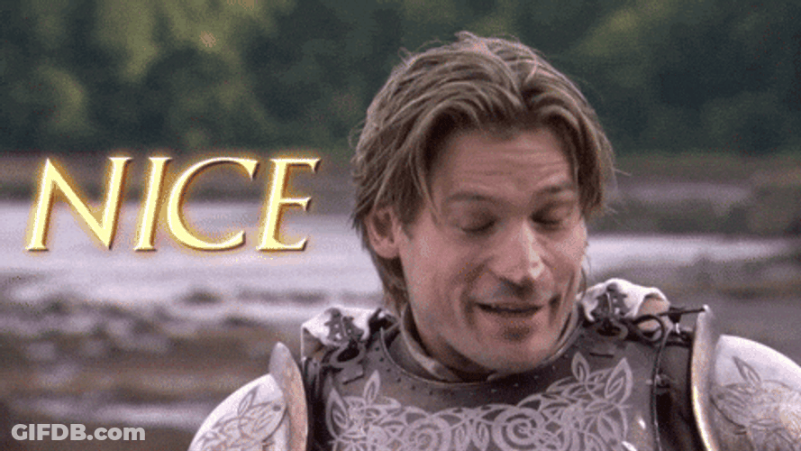 Real Nice Game Of Thrones Jaime Lannister GIF