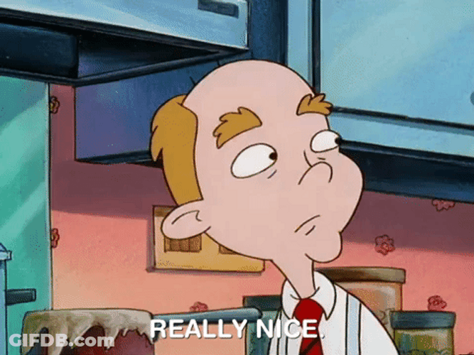 Real Nice Hey Arnold Mr Simmons GIF