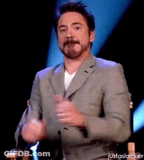 Real Nice Robert Downey Jr Thumbs Up GIF