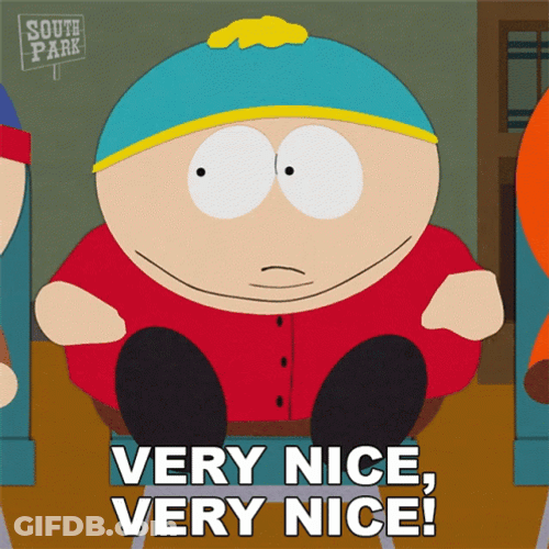 Real Nice South Park Eric Cartman GIF
