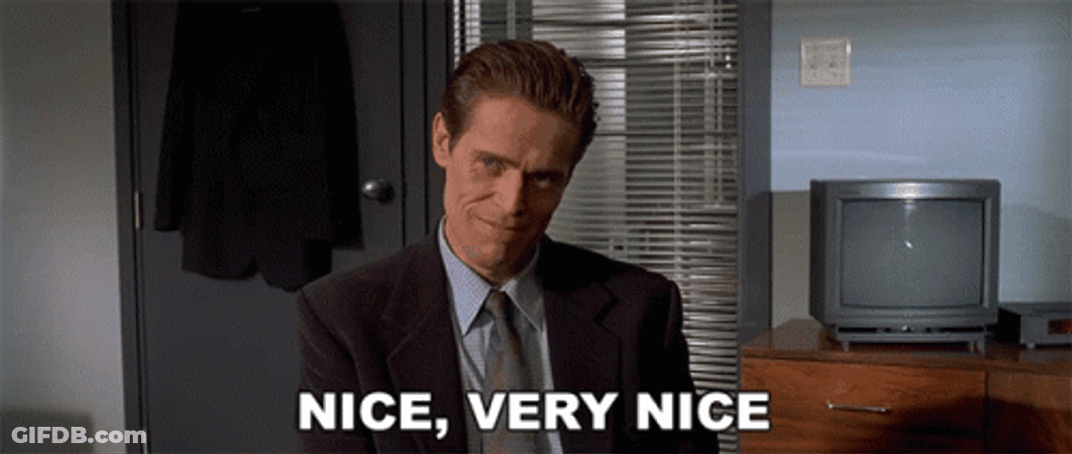 Real Nice Willem Dafoe GIF