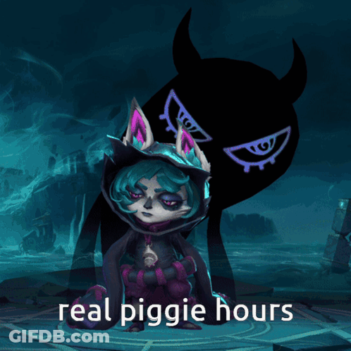 Real Piggie Hours Cartoon GIF