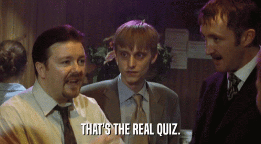 Real Quiz Brent The Office GIF