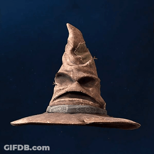 Real Sorting Hat GIF