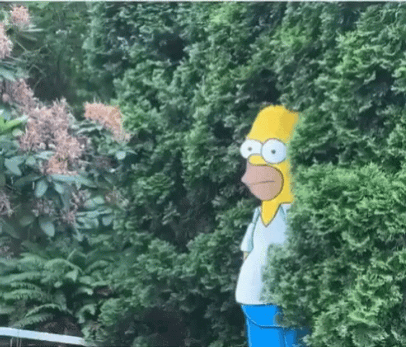 Realistic Homer Bushes GIF
