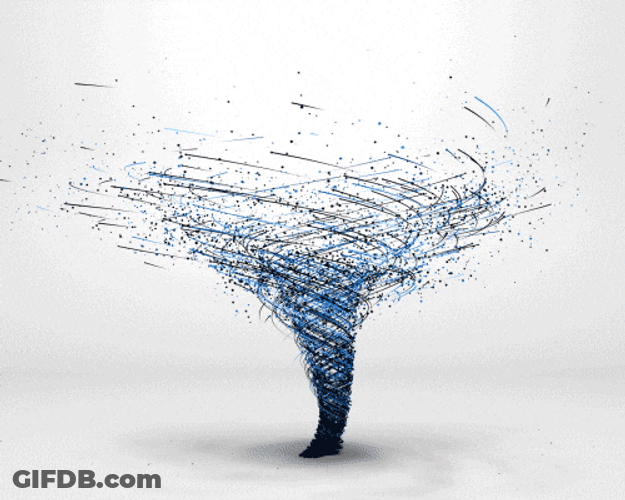Realistic Rapid Cyclone Swirl GIF