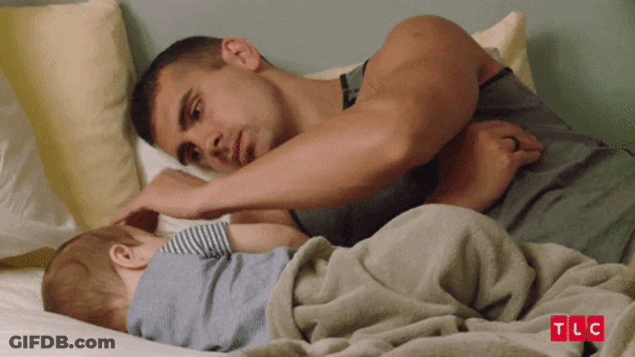 Reality Show 90 Day Fiance Cast Caressing Baby GIF