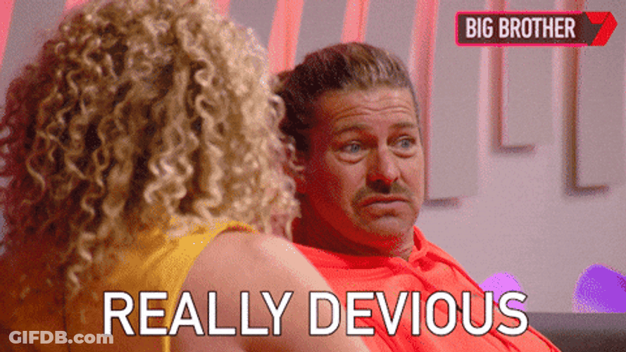Really Devious Big Brother Reality Show GIF