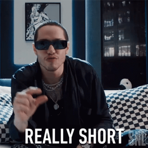 Really Short Pete Davidson GIF