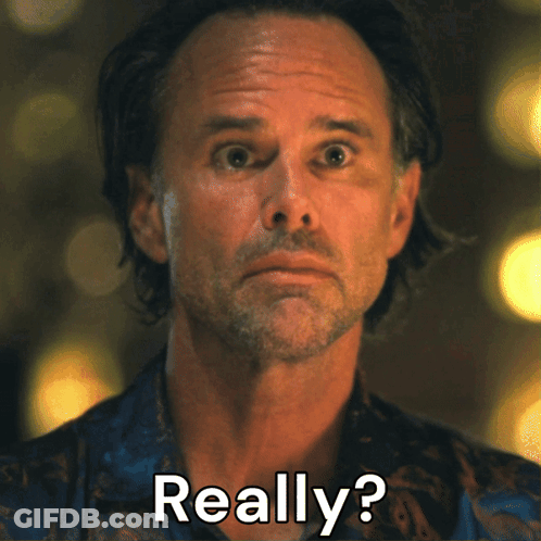 Really Words On Man's Face GIF
